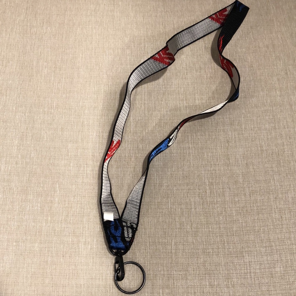 K2 Flames Landyard Keyring w/ hook clasp